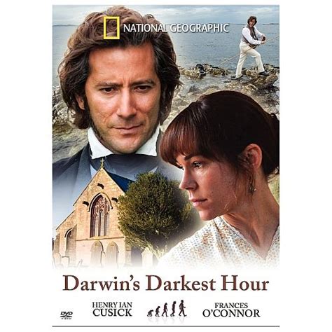 The Movie Poster For Darvins Darkest Hour With Two People In Front