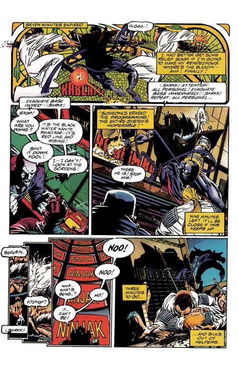 Ninjak Issue Page By Joe Quesada And Jimmy Palmiotti In Jason