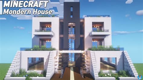 Minecraft Terrace Modern House L How To Build 25 Minecraft Mansion Minecraft Minecraft