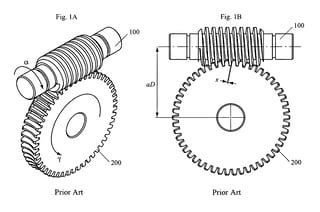 Mechanical Engineering Worm Gear And Worm Shaft For 2 Axis