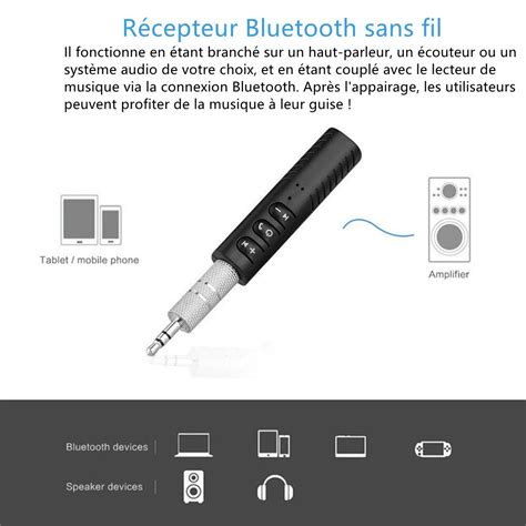 Accessoire R Seau Adaptateur R Cepteur Sans Fil Bluetooth Jack