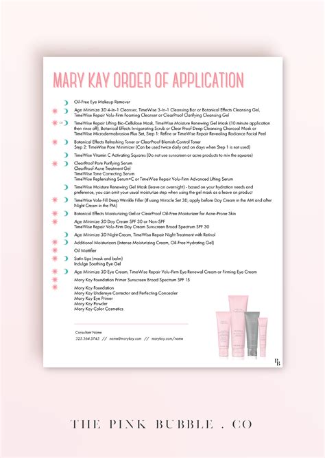 Mary Kay Consultant Order Form 2020 Erin Andersons Template