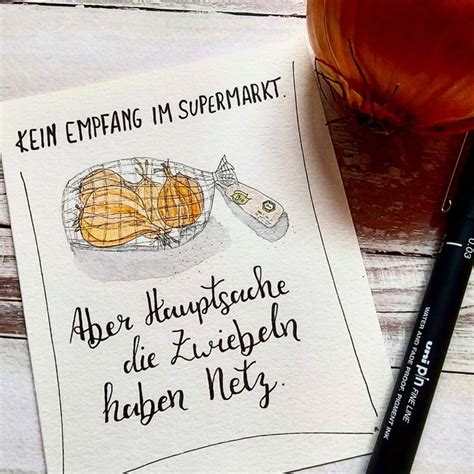 Lettering Spruch Lustig Polychromos Sketching Zwiebeln Lettering