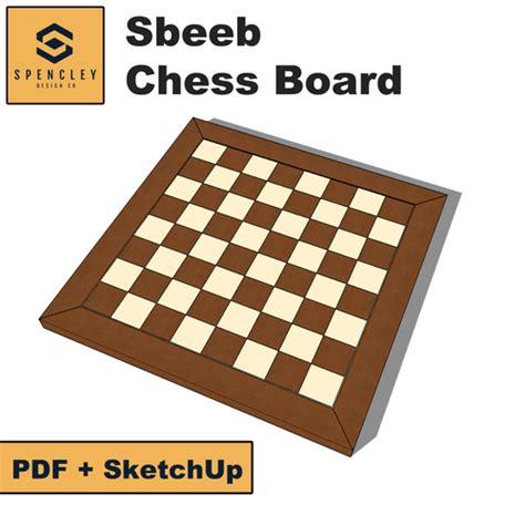 Sbeeb Chess Board - Plans | Made by Spencley Design Co.