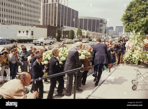 RITA HAYWORTH is funeral at Roxbury Dr Beverly Hills in Ca.f4080 Credit: Ralph Dominguez ...