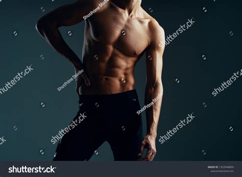 Muscular Naked Male Athlete Sport Fitness Stock Photo Shutterstock