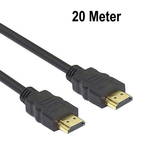 Black PVC 20 Meter HDMI Cable, 18.0 Gbps at ₹ 580/piece in Valsad | ID ...
