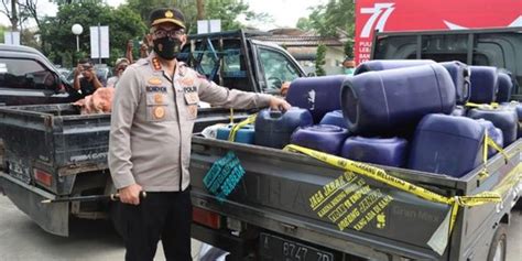 Timbun Ton Pertalite Warga Tangerang Ditangkap Polisi Merdeka