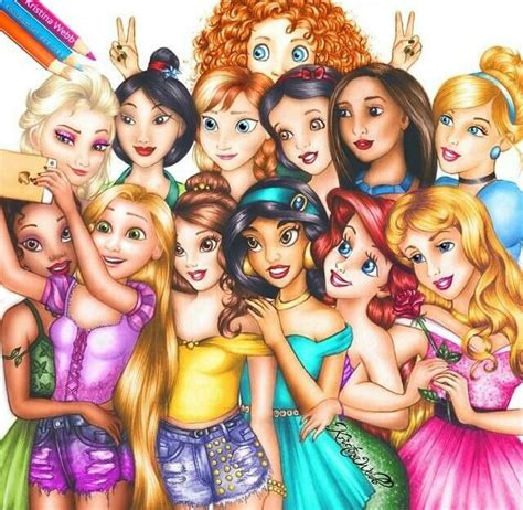 Disney #selfie | Disney princess fan art, Disney drawings, Disney art