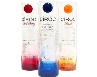 Items similar to Bedazzled peach Ciroc bottle on Etsy