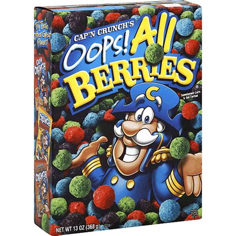 Captain Crunch Oops Berry Cereal