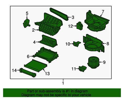 97100 C6000 Blower Assembly 2016 2020 Kia Sorento Kia Parts Store