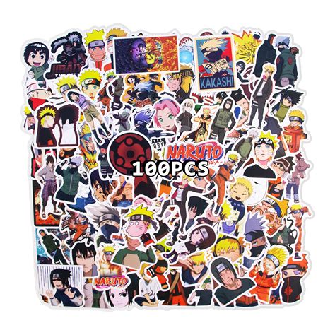 Buy Anime Sticker Pack 100pcs Japanese Anime Stcikers Vinyl Waterproof