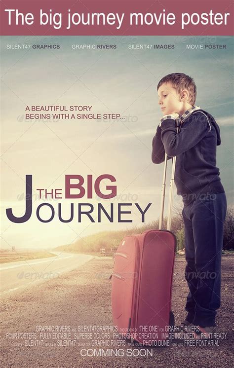 The Big Journey Movie Poster | Movie posters, Print templates, Movie poster photoshop