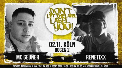 RenetiXX vs MC Geuner DLTLLY RapBattle Köln 2019 rappers in Radar