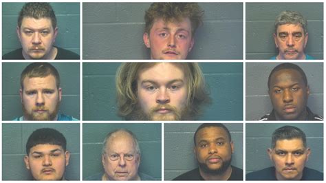 Photos Oklahoma City Police Bust 10 For Prostitution As Part Of Online