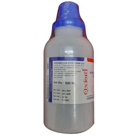 500ml Potassium Hydroxide Solution For Laboratory At Best Price In Nagpur