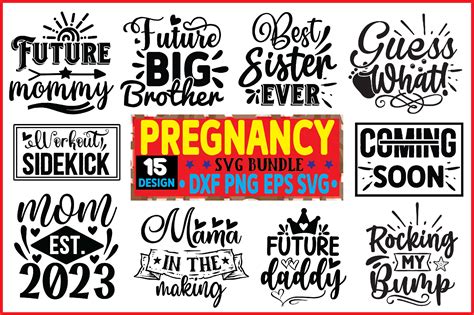 Pregnancy Svg Bundle Graphic By Apon Fabric Creative Fabrica