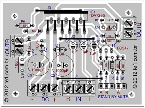 TDA7265 Stereo Audio Amplifier IC Pinout Features