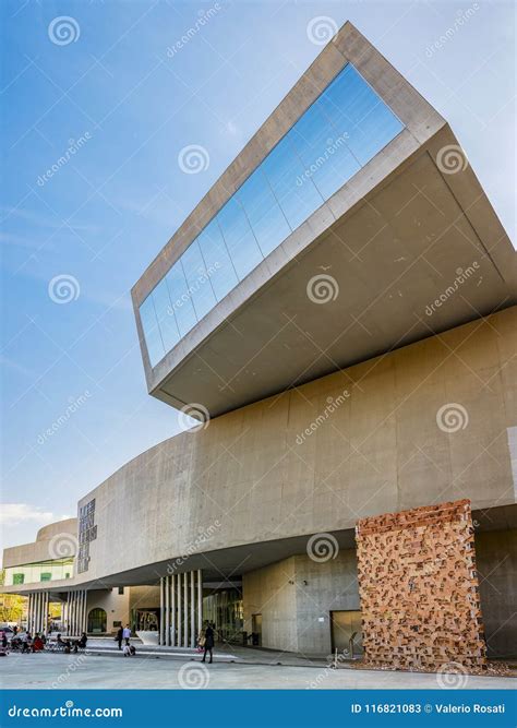 Detail of the MAXXI Museum in Rome Editorial Stock Photo - Image of ...