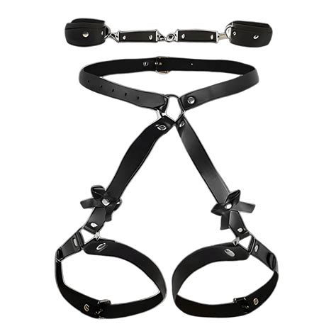 Bielizna erotyczna uprząż Sex BDSM kajdanki Harness gadżety erotyczne Cena