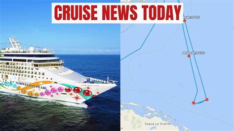 Man Overboard On Norwegian Cruise Ship Runaway Barge Hits Pier YouTube