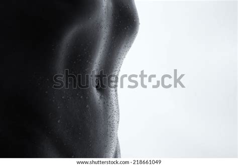 Bodyscape Nude Woman Wet Stomach Back Stock Photo 218661049 Shutterstock