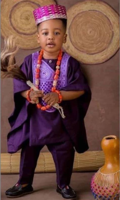 Purple Agbada African Boys Suit/african Clothing for Boys/african Boys ...