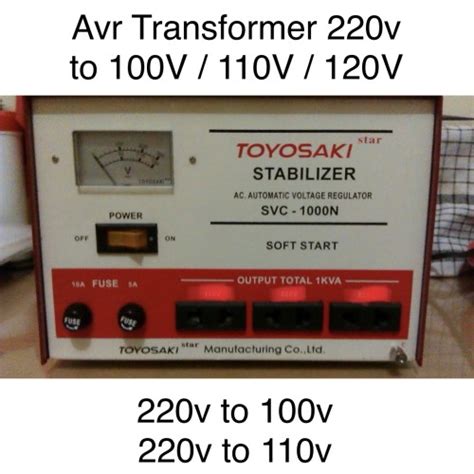 Jual Avr Transformer Perubah Step Down V V V To V V To