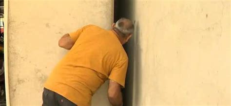 Naked Woman Gets Stuck Between Two