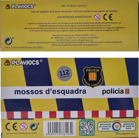 Moto Mossos Tr Nsit Playjocs Juguetesland