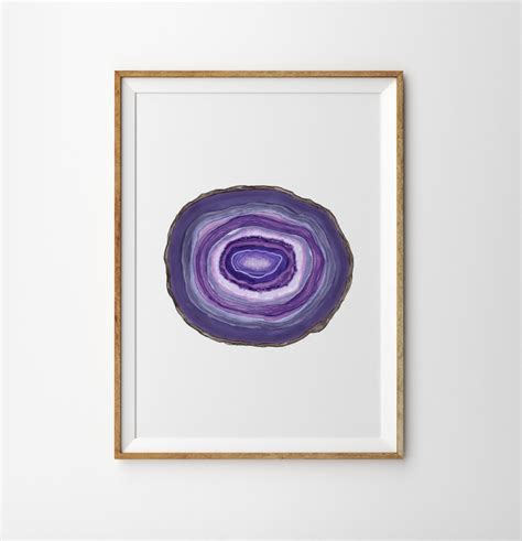 Geode Art Prints Geode Slice Art Art Prints Mineral Art Prints Yoga ...