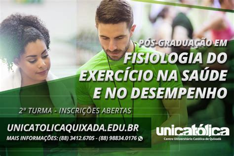 Unicat Lica Lan A P S Gradua O Em Fisiologia Do Exerc Cio Na Sa De E