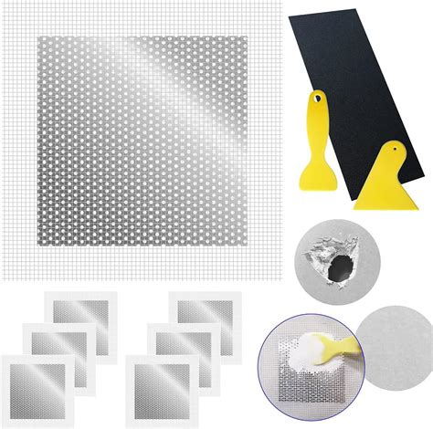 Ansoon Drywall Repair Patch Wall Patch Repair Kit Self Adhesive Wall