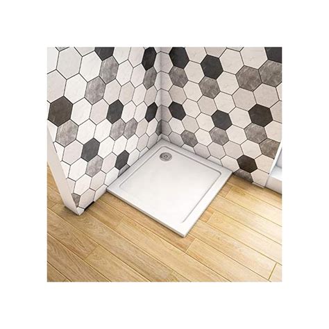 Buy Walkin Square X Mm Slimline Stone Resin Shower Tray Shower