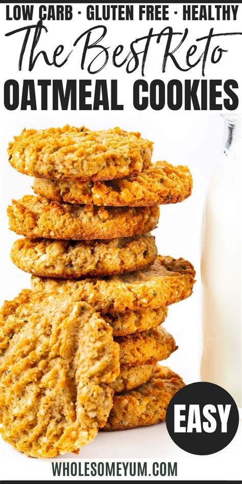 Sugar Free Keto Oatmeal Cookies