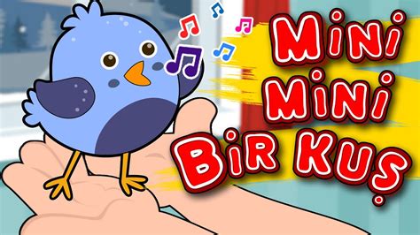 Mini Mini Bir Kuş Donmuştu Eğlenceli Bebek ve Çocuk Şarkısı Çizgi