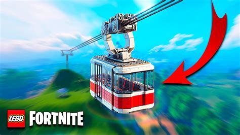 Cómo CONSTRUIR un TELEFÉRICO en LEGO Fortnite Tutorial Cable Car