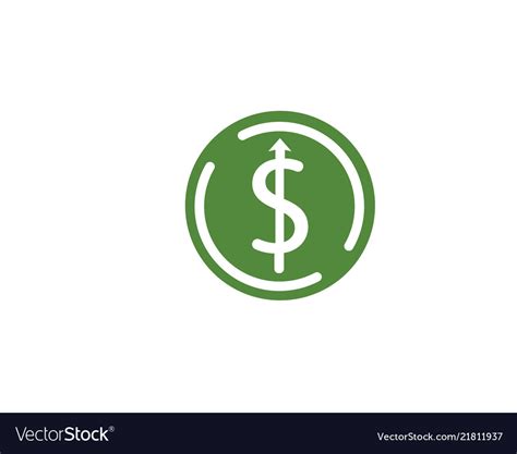 Money logo template Royalty Free Vector Image - VectorStock