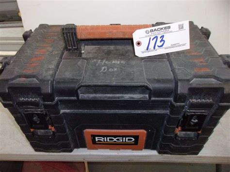 Ridgid Tool box - Backes Commercial Auctioneers