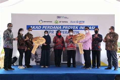 Akad Perdana Kpr Tapera Btn Digulirkan Di Lampung Industri Properti