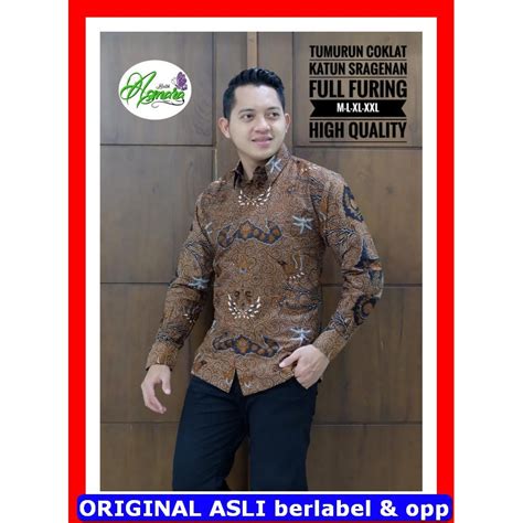 Jual PROMO BATIK PREMIUM MODERN KEMEJA BATIK SOLO Lengan Panjang Lapis