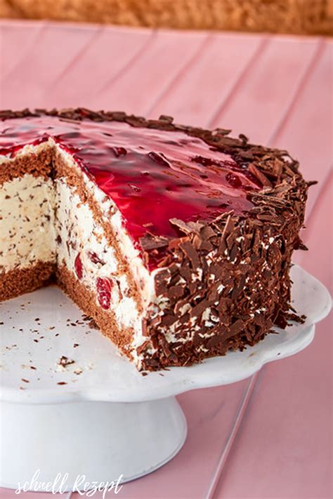 Stracciatella Kirsch Torte Ein Köstlicher Gaumenschmaus Schnelle