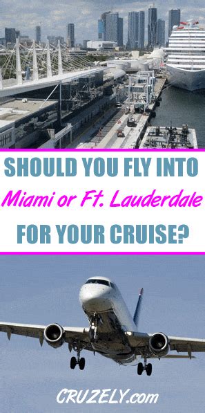 Should You Fly Into The Miami Or Fort Lauderdale Airport For Your