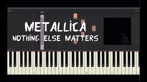 Metallica Nothing Else Matters Piano Tutorial By Amadeus Synthesia