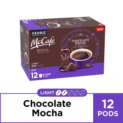 Mccafe Mocha Collection Chocolate Mocha Keurig K Cup Coffee Pods 12 Ct