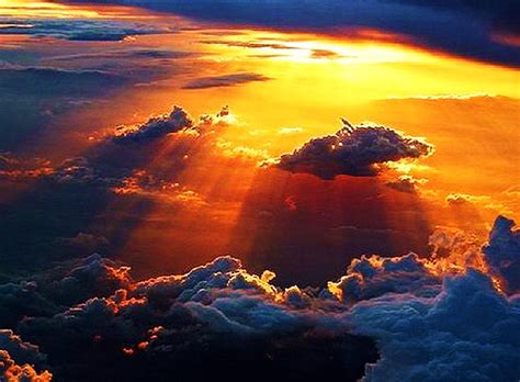 Sunset Above Clouds