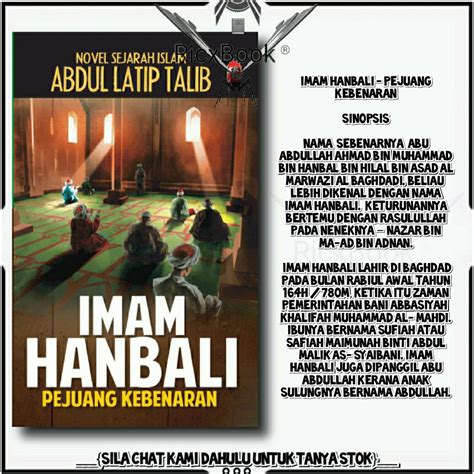 Buku Novel Sejarah Islam Imam Hanafi Imam Hanbali Imam Maliki Buku