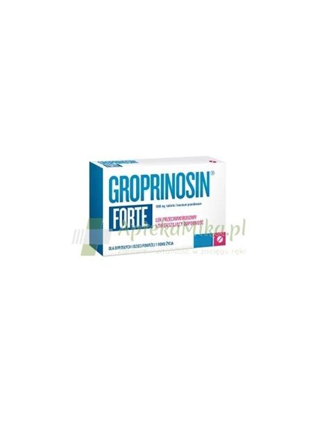 Groprinosin Forte 1000 Mg 10 Tabletek Cena Aptekamika Pl