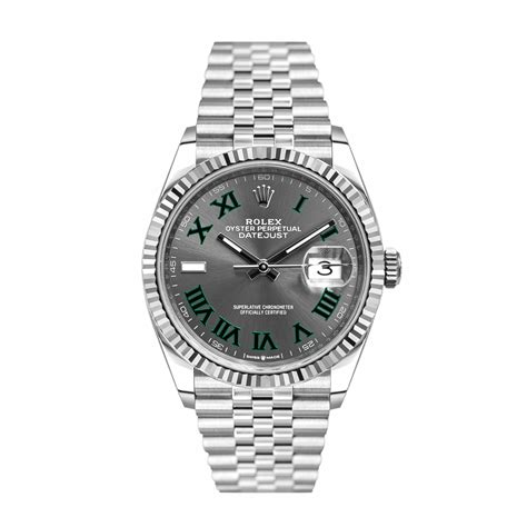 Rolex Datejust Mm Stainless Steel Wimbledon Tampa Bay Timepiece